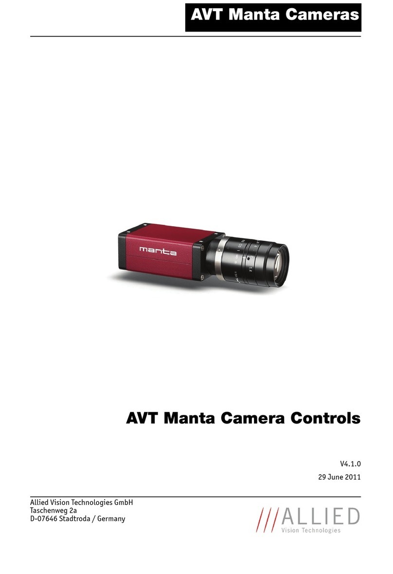 Allied Vision Technologies AVT Manta user guide