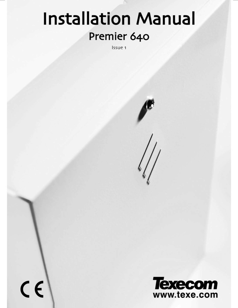 Texecom PREMIER 640 User manual
