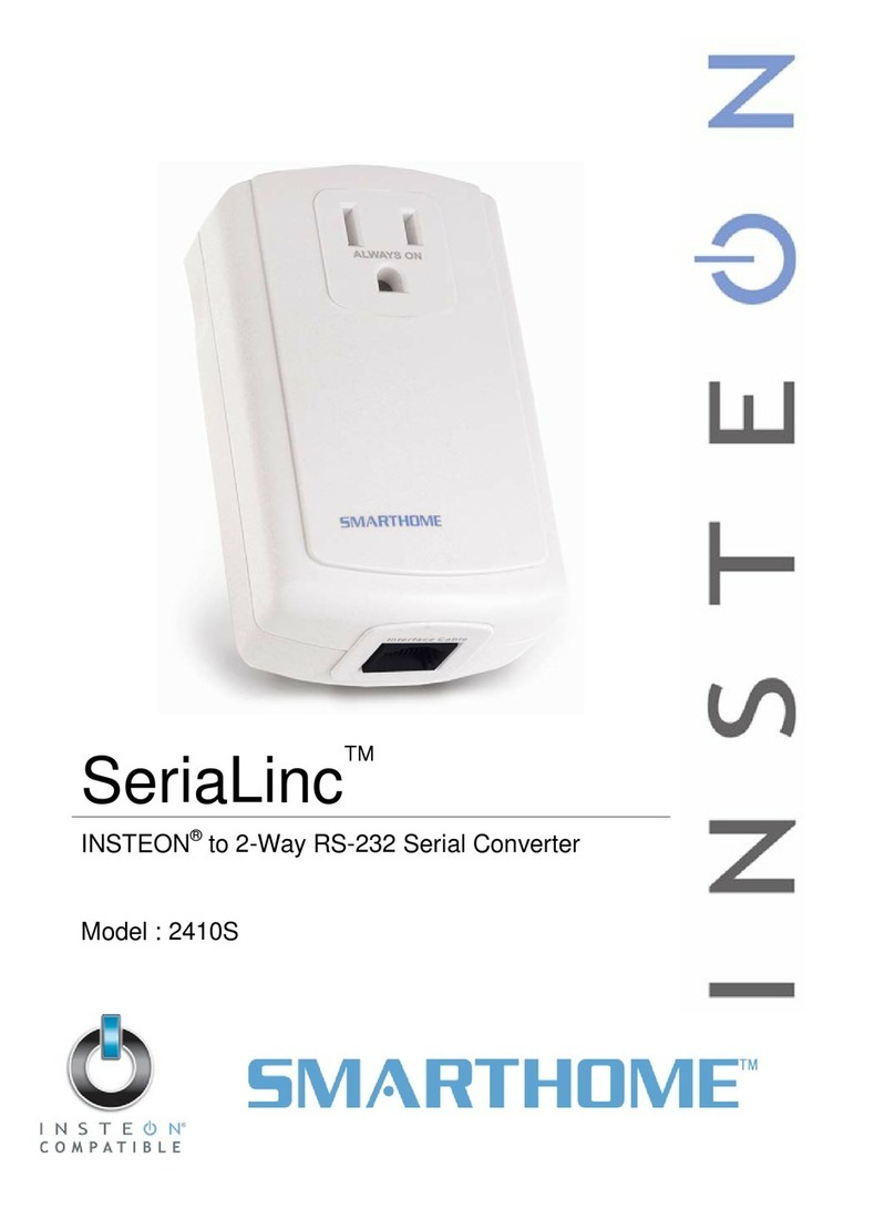 smart home SeriaLinc 2410S owner's manual
