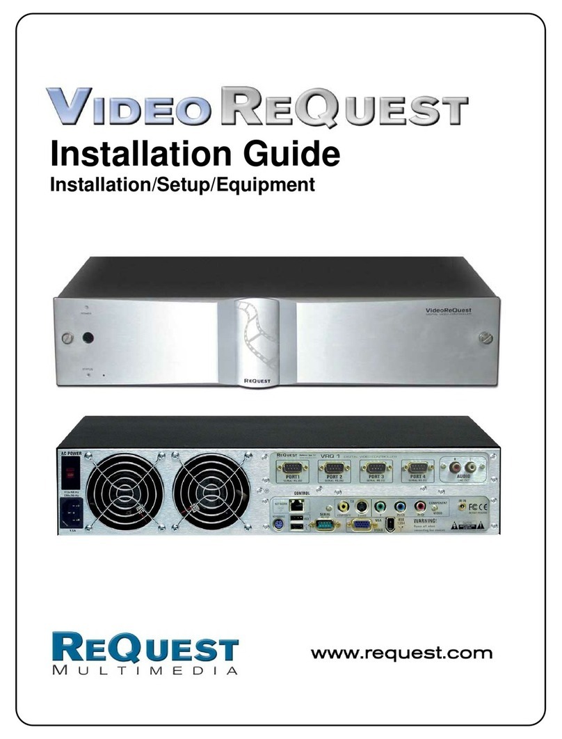 ReQuest Multimedia VideoReQuest User manual