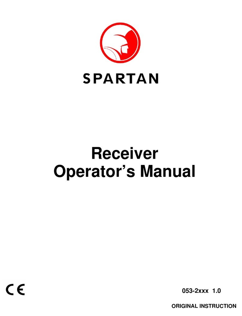 Spartan Receiver Operator's manual