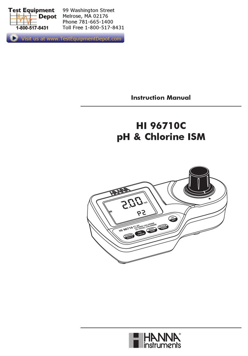Hanna Instruments HI 96710C User manual