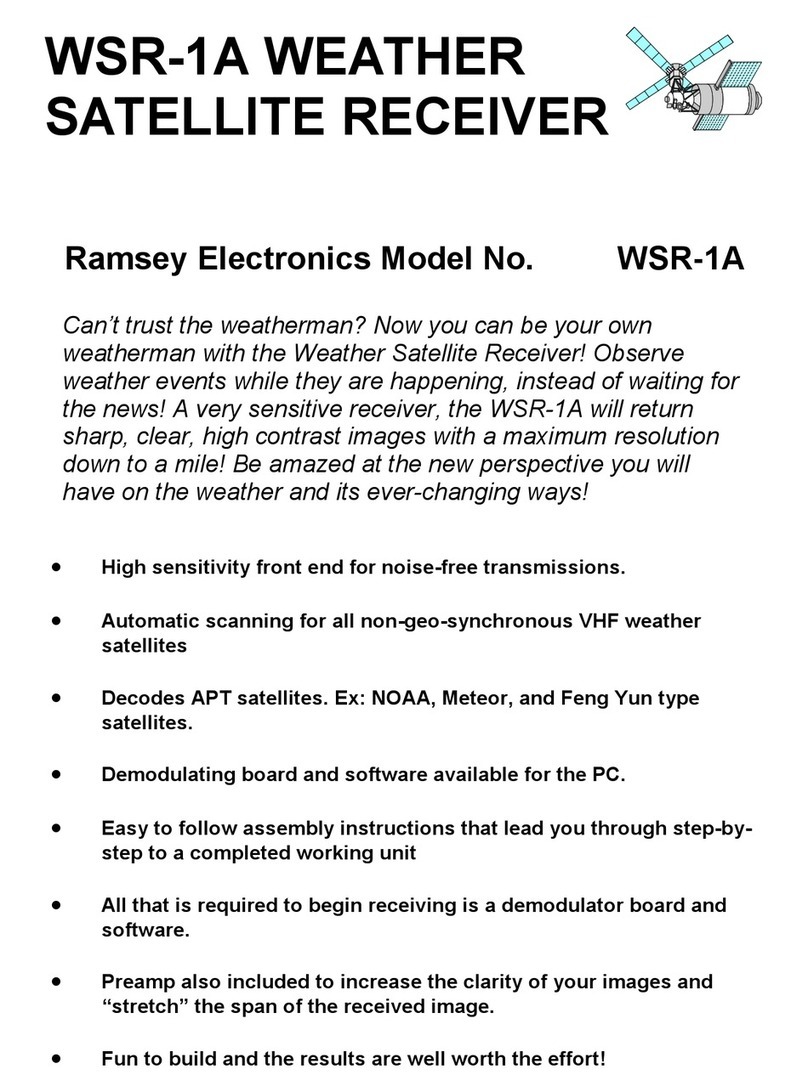 Ramsey Electronics WSR-1A Assembly and instruction manual Ramsey Electronics WSR-1A Assembly and instruction manual