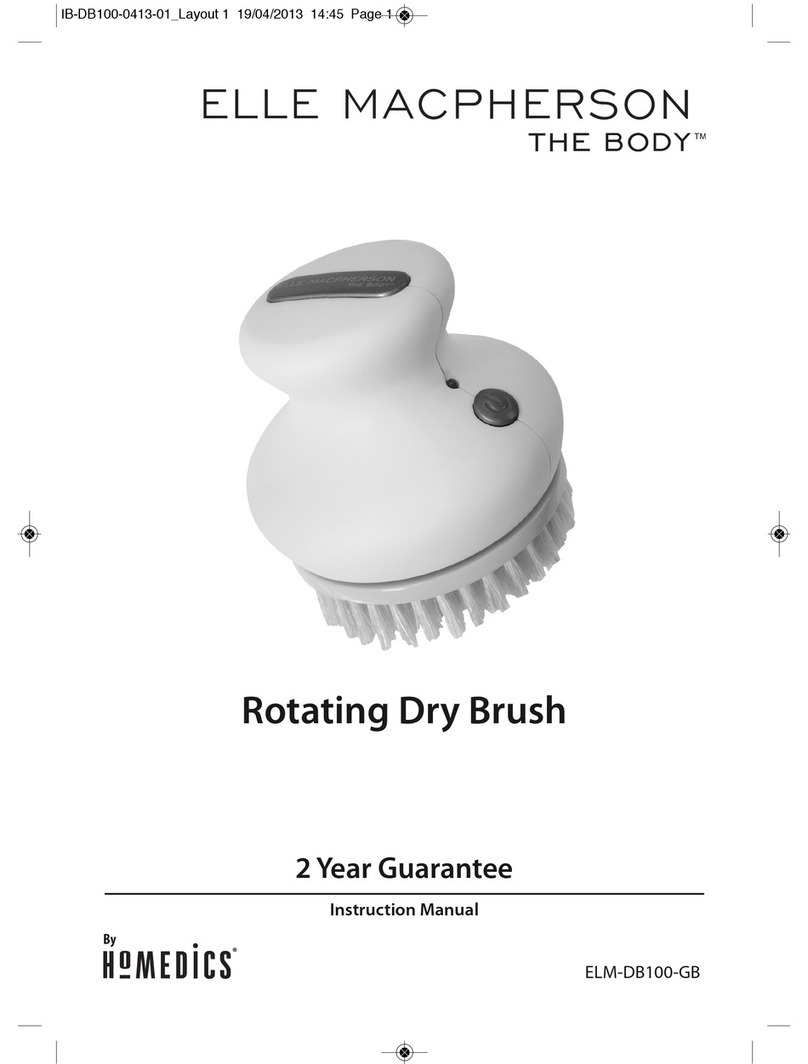HoMedics ELLE MACPHERSON instruction manual