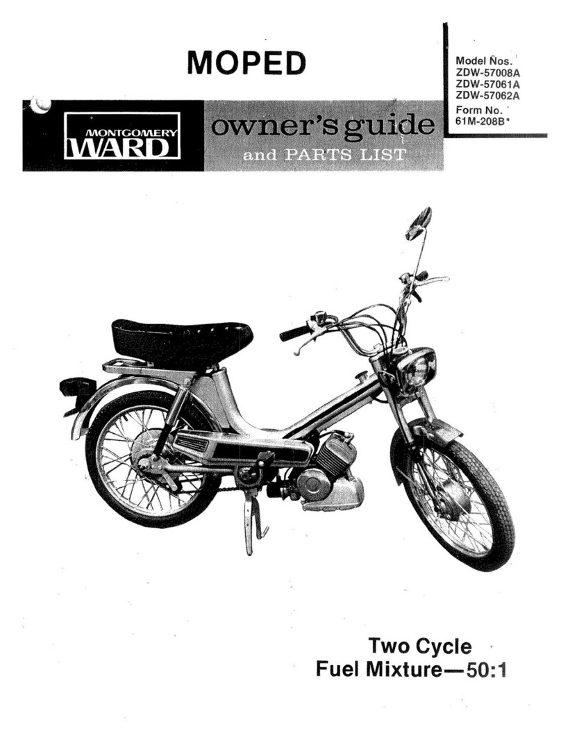 Montgomery Ward ZDW-57008A Owner's guide and parts list