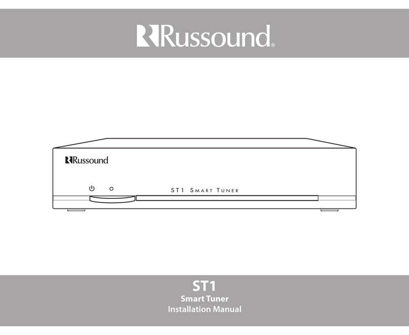 Russound ST1 smart tuner User manual