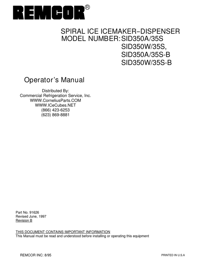 Remcor SID350A/35S User manual