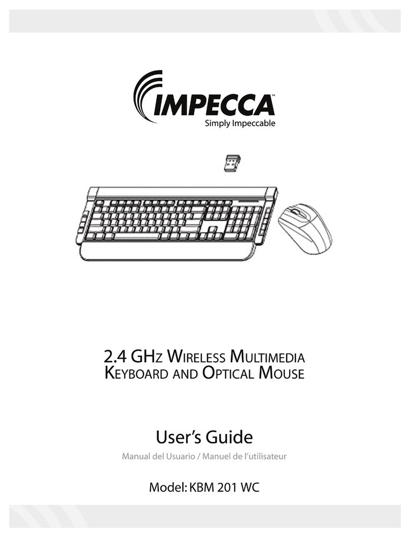Impecca KBM 201 WC User manual