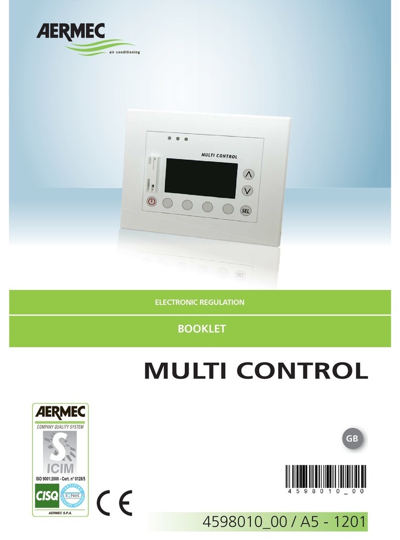 AERMEC MULTI CONTROL Booklet