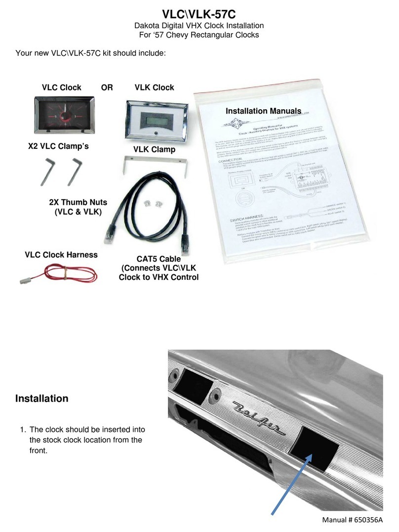 Dakota Digital VLK-57C User manual