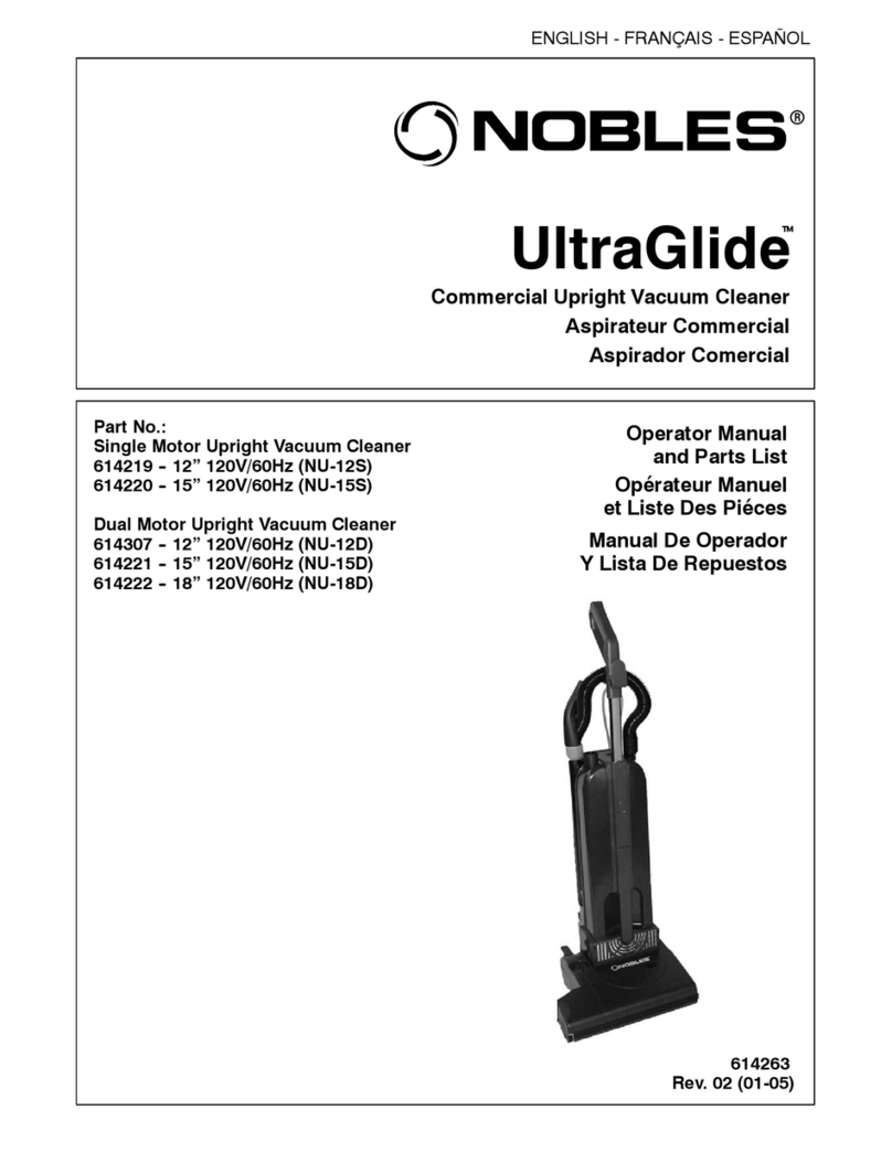 Nobles 614219 Operator's manual and parts list