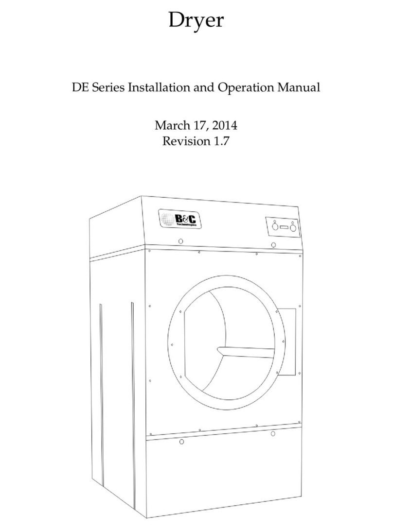 B&C DE Series Installation and operation manual