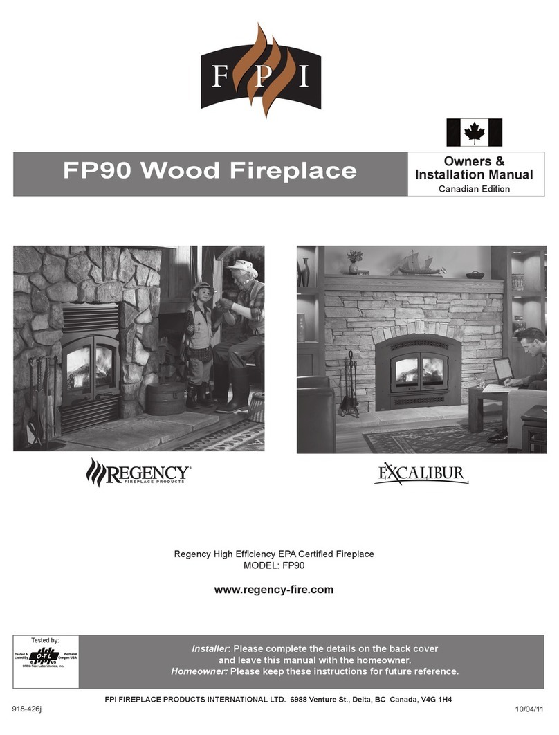 Regency classic fp90 Quick start guide Regency classic fp90 Quick start guide