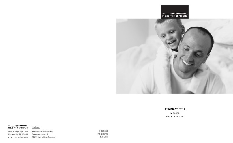 Respironics REMstar Plus User manual