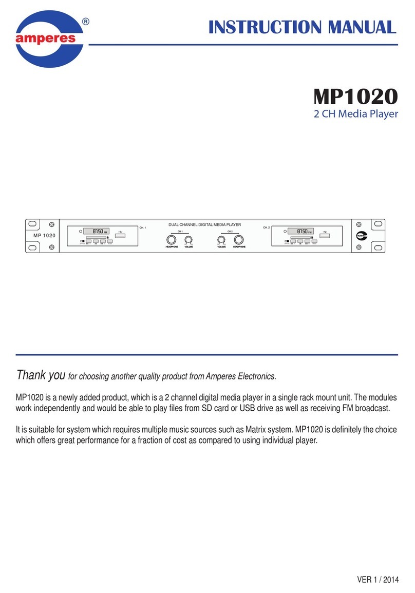 Amperes MP1020 instruction manual