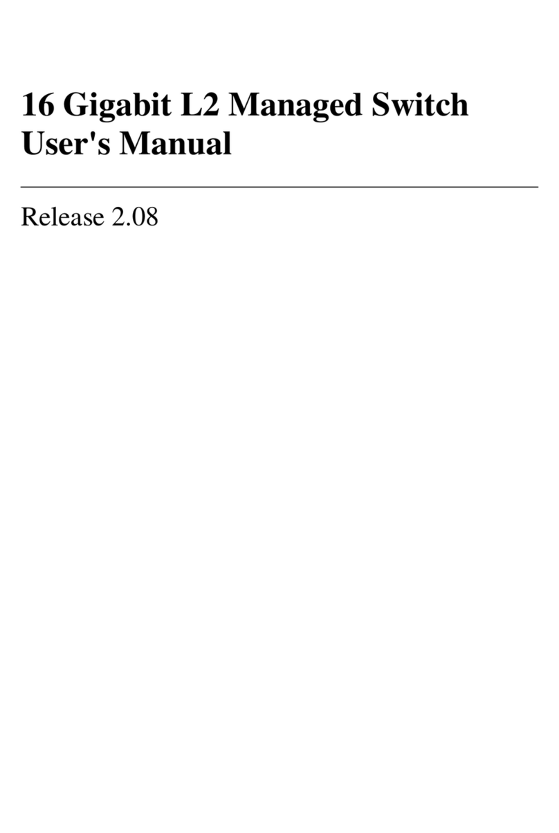 Repotec 16 Gigabit L2 Managed Switch user manual