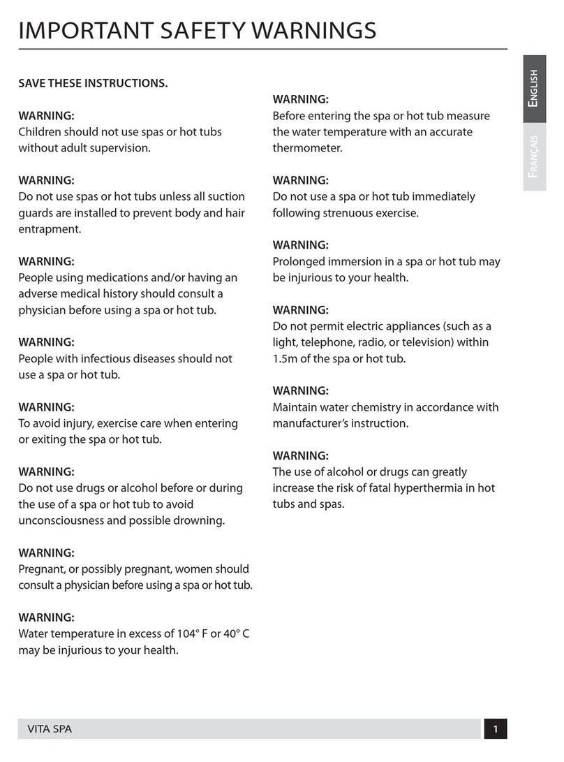 Vita Spa Spa User manual