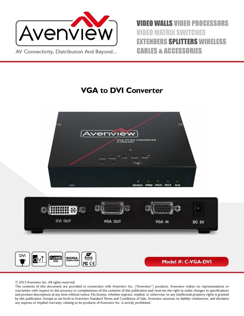 Avenview C-VGA-DVI user manual