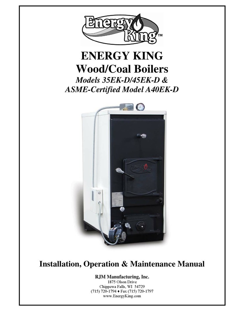 ENERGY KING 35EK-D Installation, operation & maintenance manual