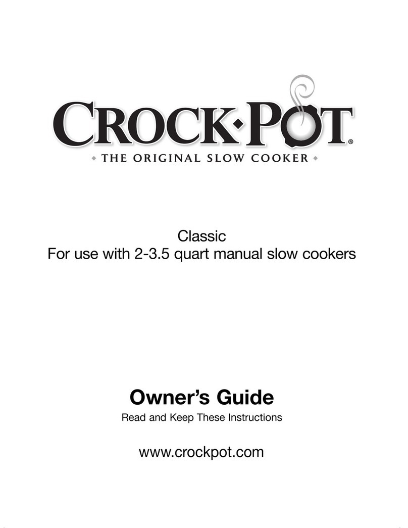 Crock-Pot SCR-2500W User manual