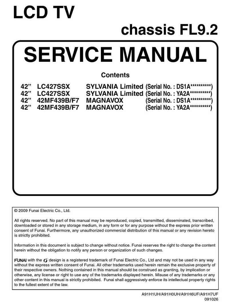 Sylvania LC427SSX User manual