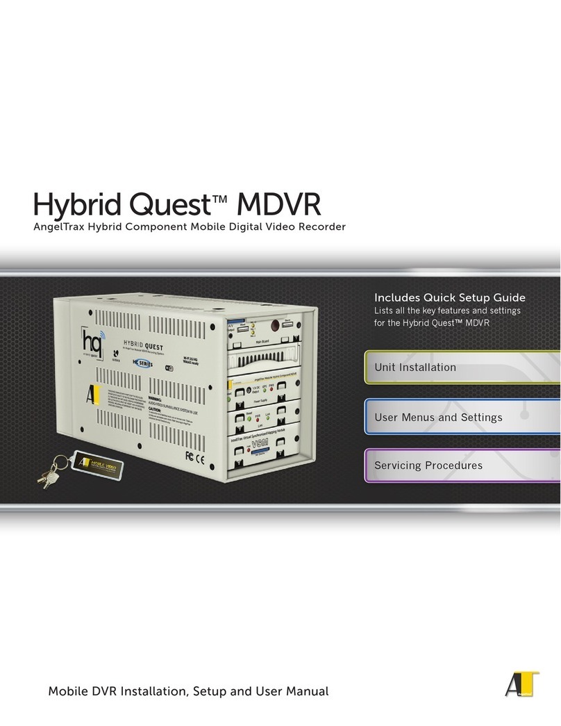 AngelTrax Hybrid Quest MDVR User manual