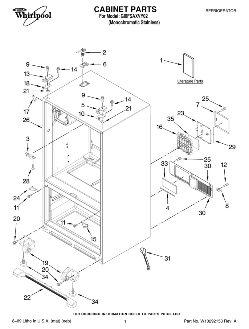 Whirlpool GI0FSAXVY02 parts list