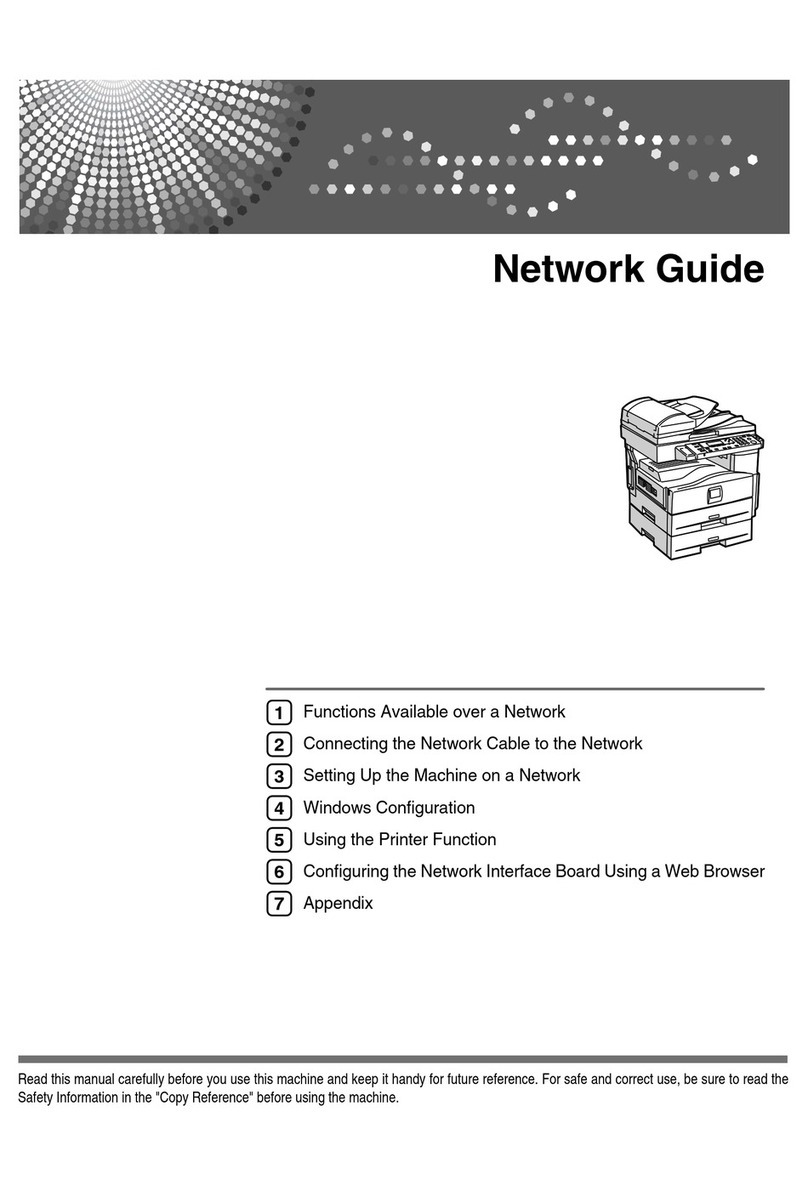 Ricoh Laser Printers Installation and maintenance instructions