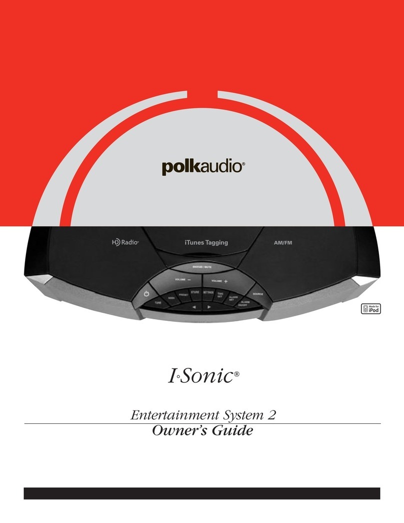 Polk Audio I-SonicES2 User manual