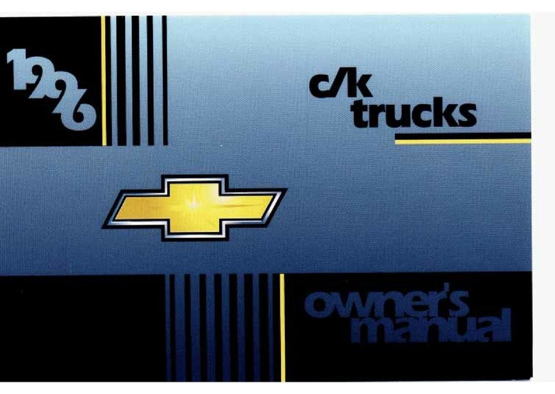 Chevrolet 1996  C/K Pickup owner's manual