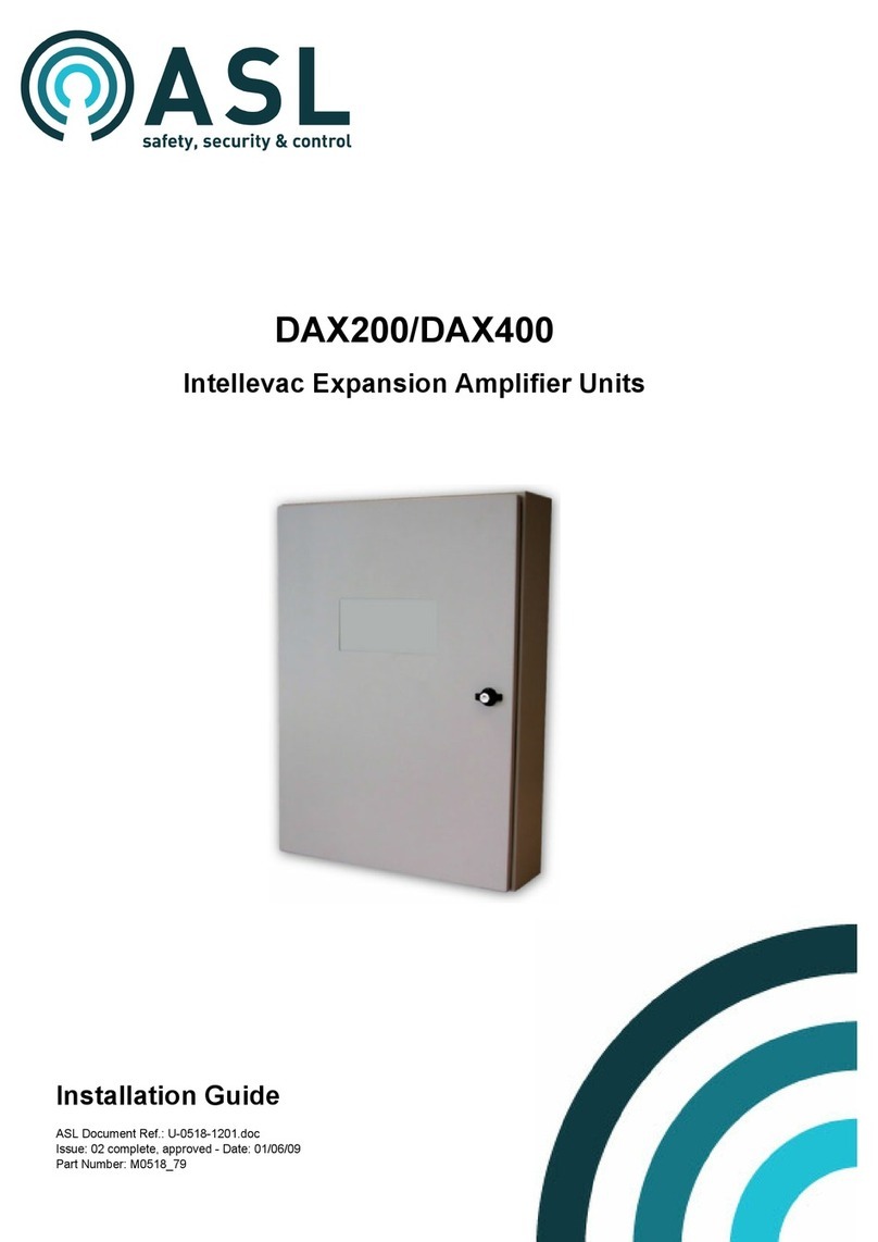 ASL INTERCOM DAX200 installation guide