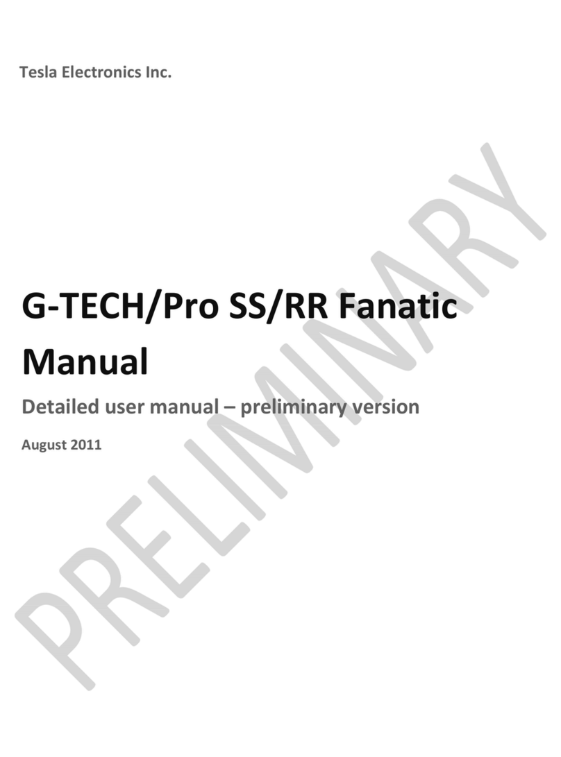 Tesla G-TECH user manual