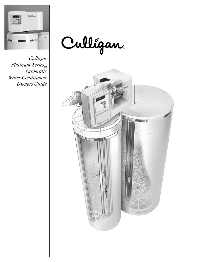 Culligan Platinum Series owner's guide