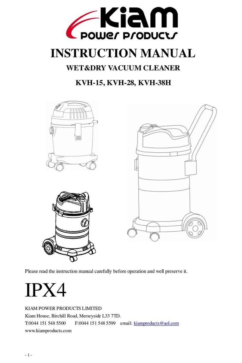 KIAM KVH-15 instruction manual
