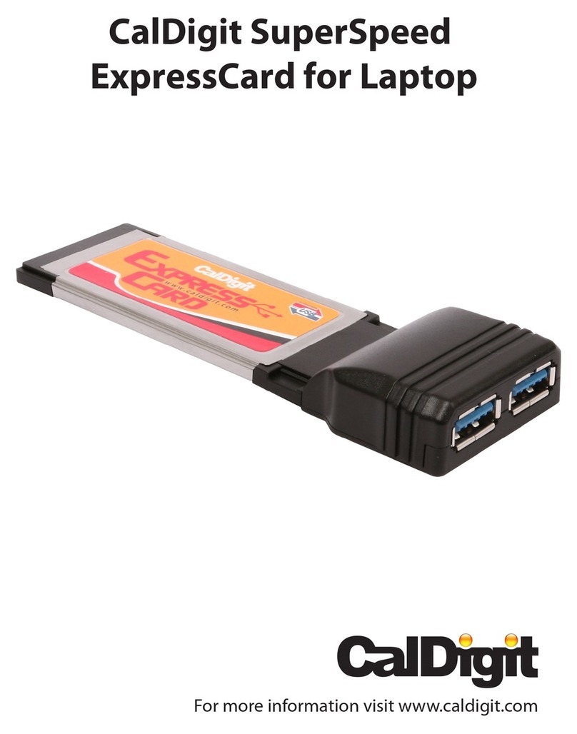 CalDigit SuperSpeed user manual