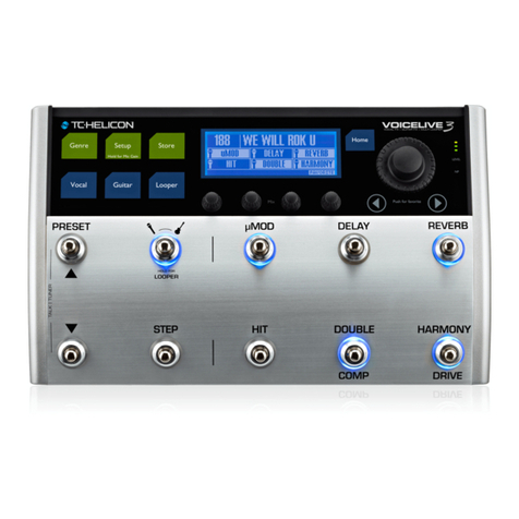 TC-Helicon VOICELIVE 3 EXTREME User manual