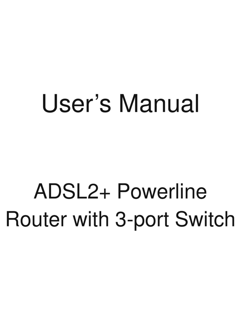 Repotec ADSL2+ Powerline Router user manual Repotec ADSL2+ Powerline Router user manual
