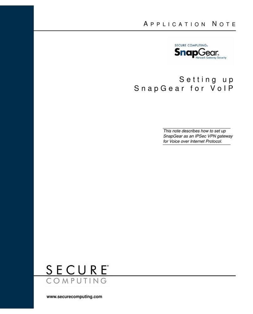 Secure Computing SnapGear Application note