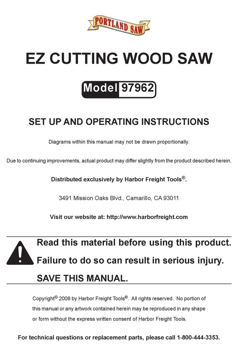 Harbor Freight Tools 97962 Installation manual
