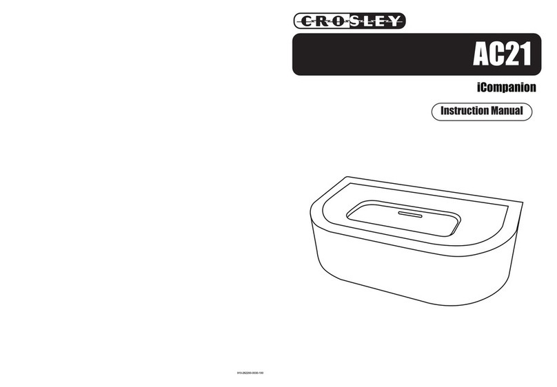 Crosley iCompanion AC21 instruction manual