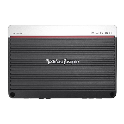 Rockford Fosgate Punch P1000X5D instructions