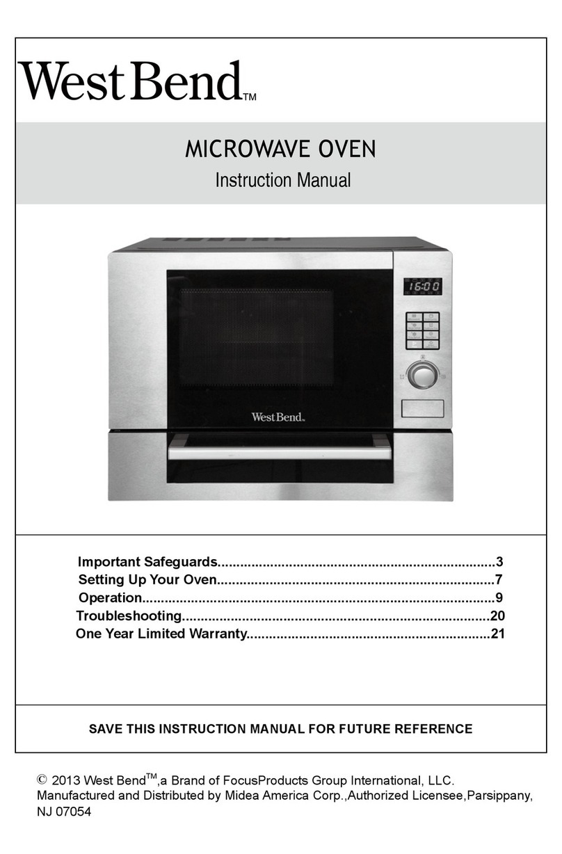 West Bend AG028PLV instruction manual