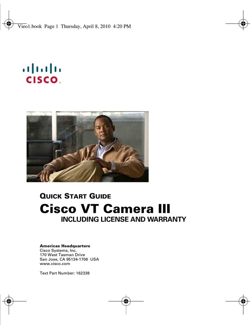 Cisco VT Camera III quick start guide