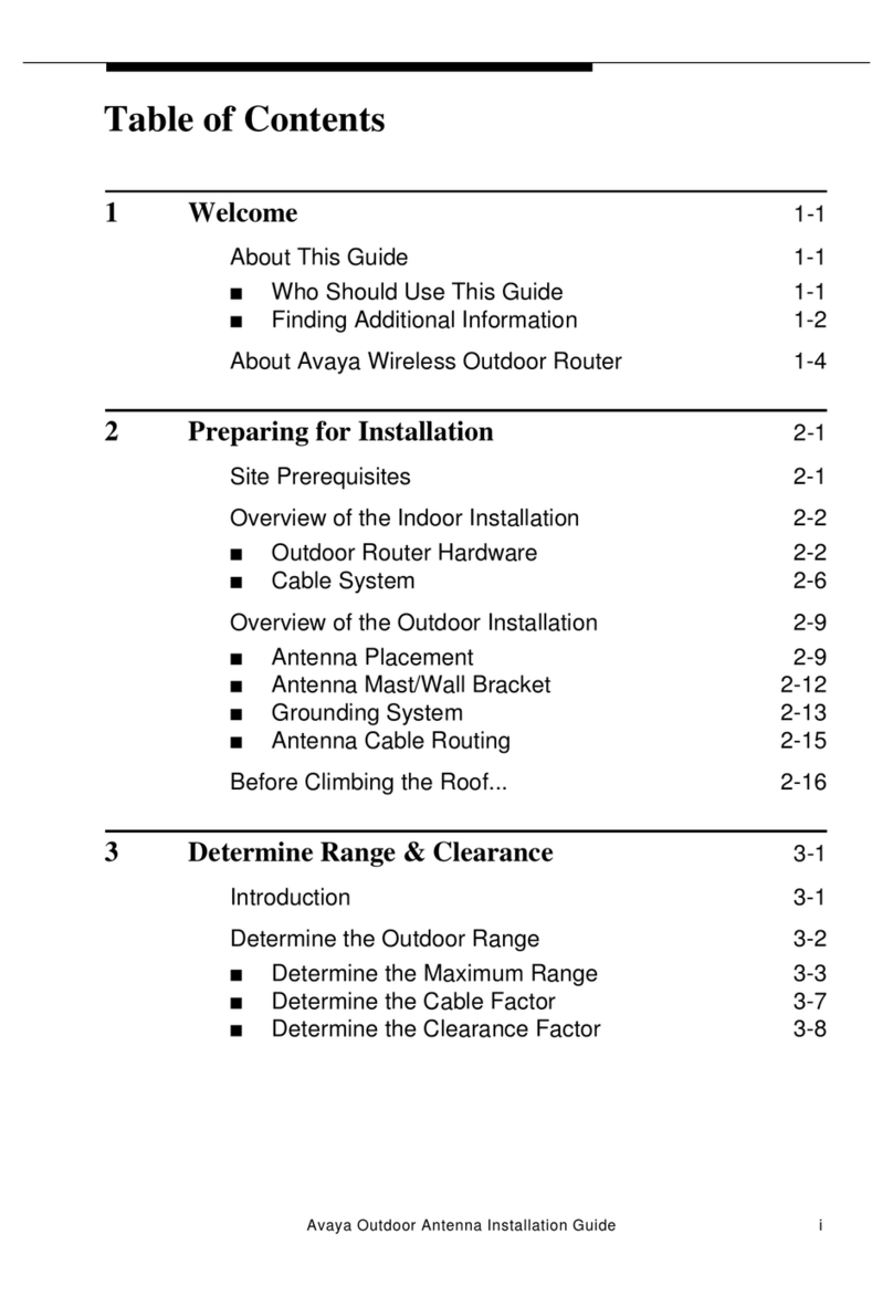Avaya WLAN Series installation guide