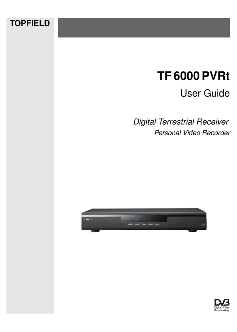 Topfield TF 6000 PVRt user guide