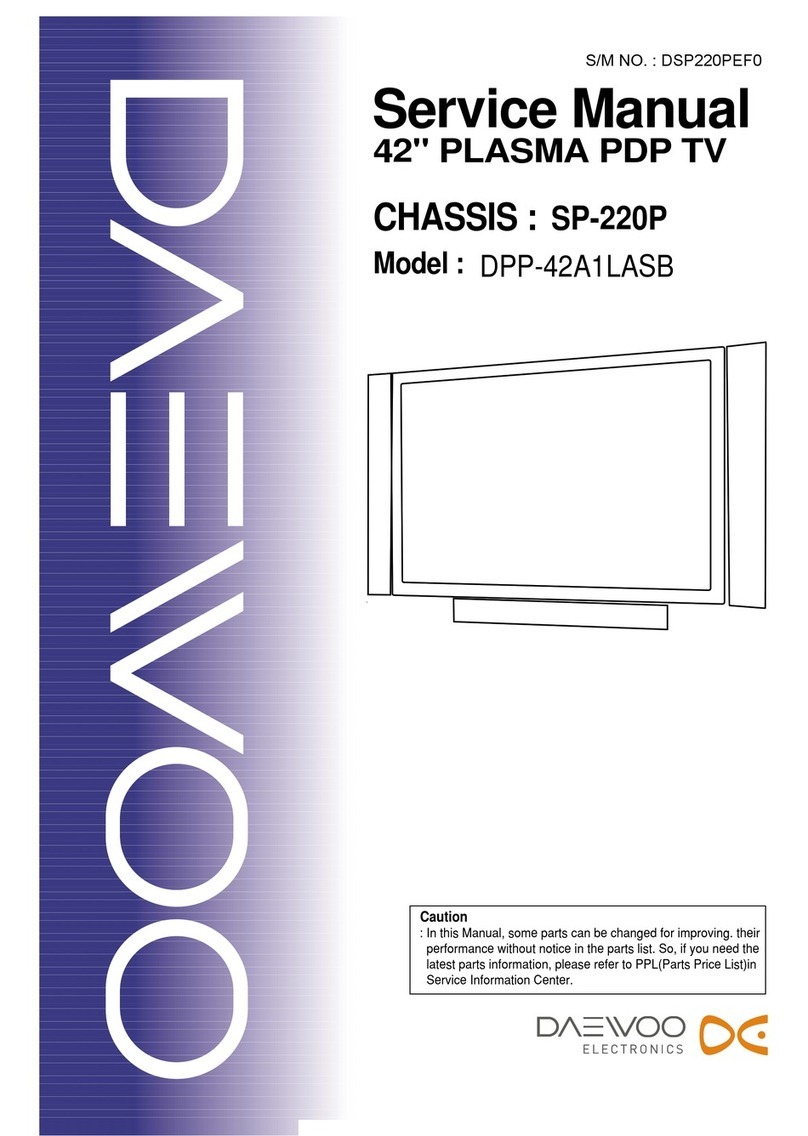 Daewoo DPP-42A1LASB User manual