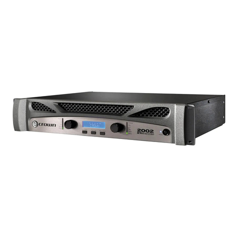 Crown XTi 1002 User manual