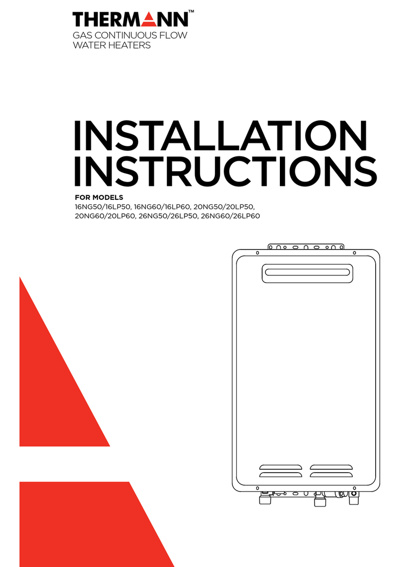 Thermann 16NG50 User manual