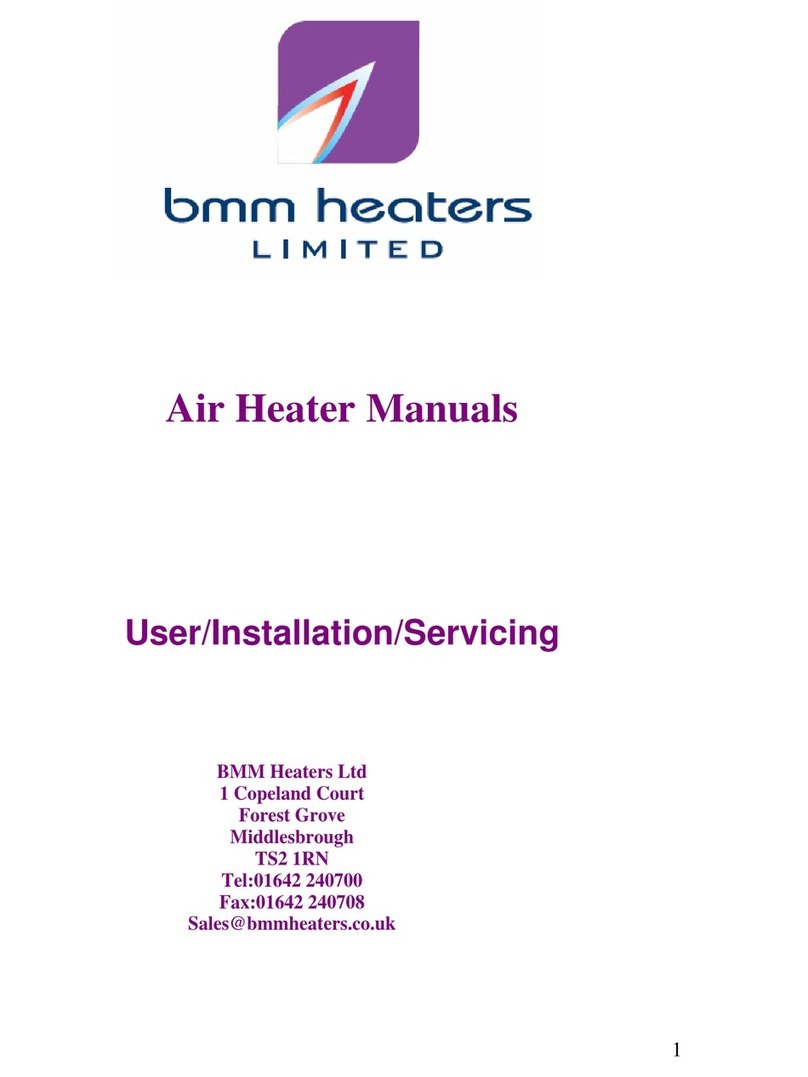 BMM Heaters BMG Operating manual