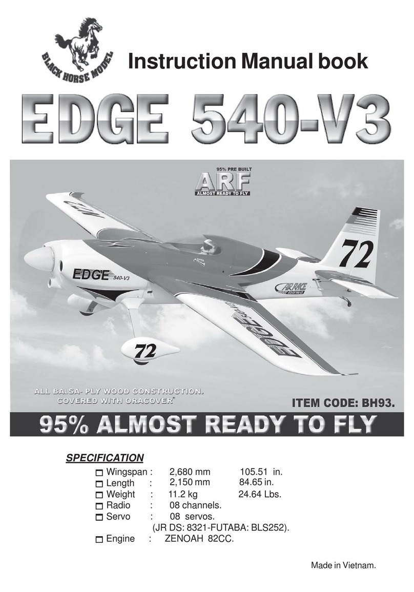 Black Horse Model Edge 540-V3 instruction manual